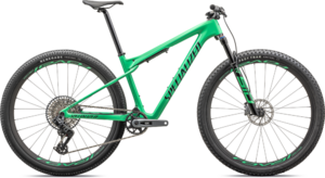 Specialized Epic World Cup Expert Gloss Electric Green / Forest Green Pearl L