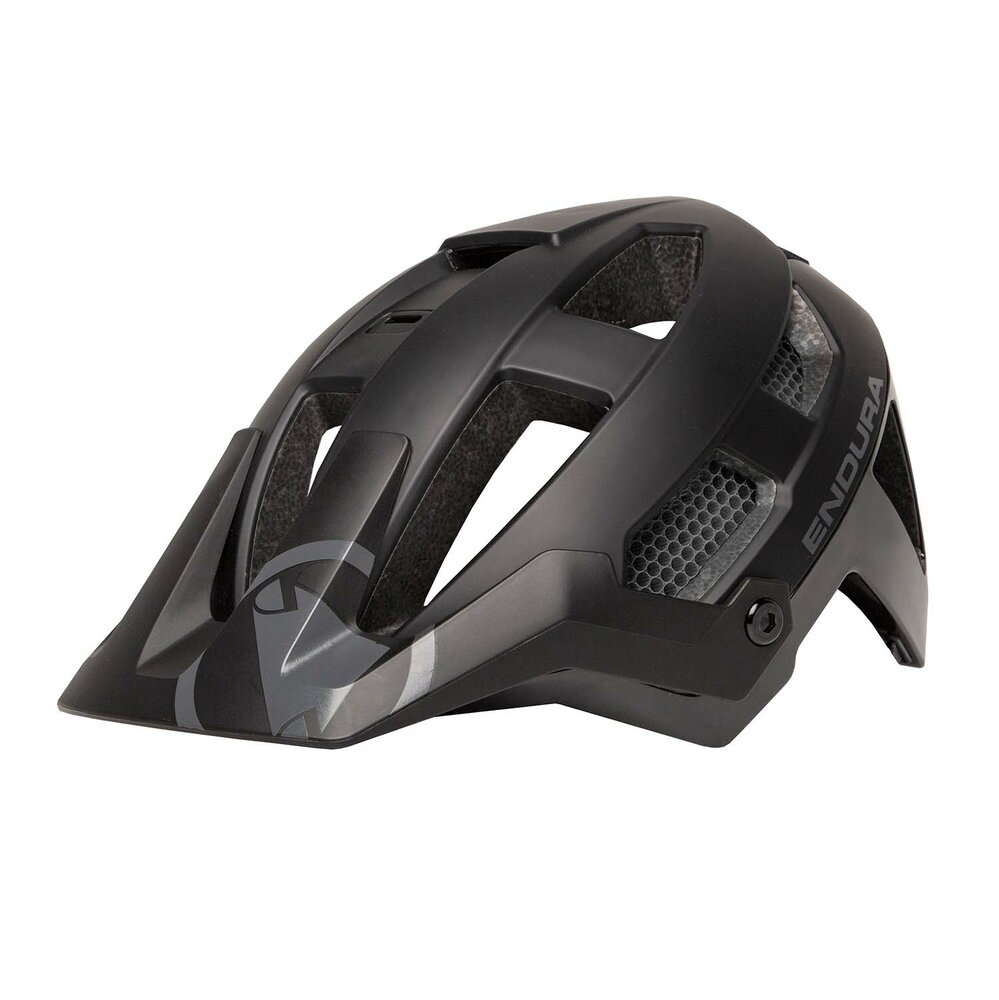 Endura SIngleTrack MIPS® Helm: Schwarz - M-L