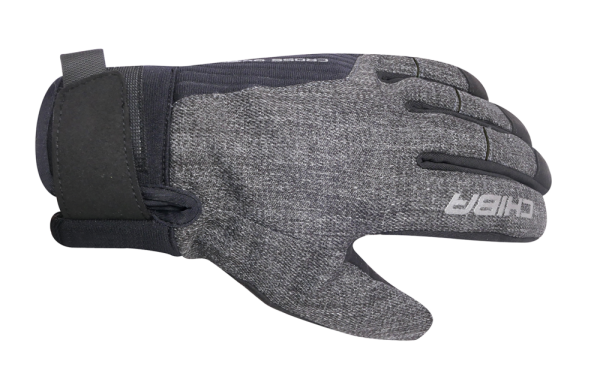 Chiba Cross Over Gloves dark grey/black