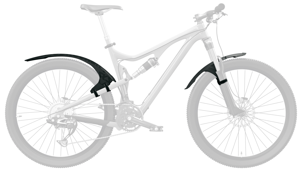 SKS HR-Steckschutzblech Mudrocker rear 27.5-29" Länge 840 mm schwarz