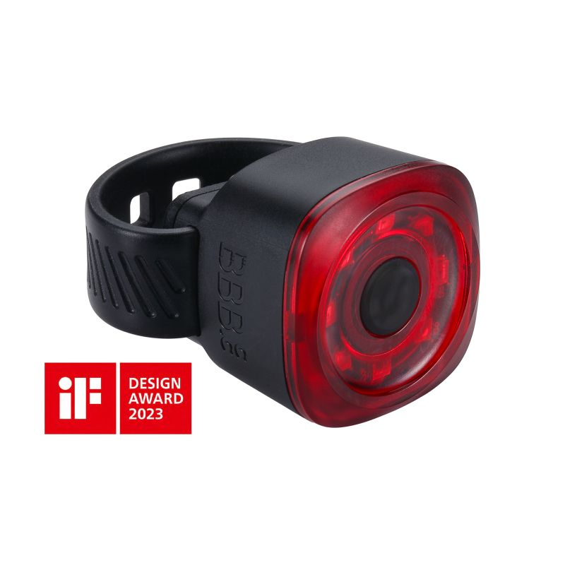 BBB Licht Spirit hinten USB / Akku, 3 Lumen mit Schnellverschluss, 9 Modi