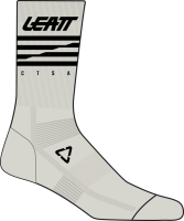 Leatt MTB Socks cream white SM