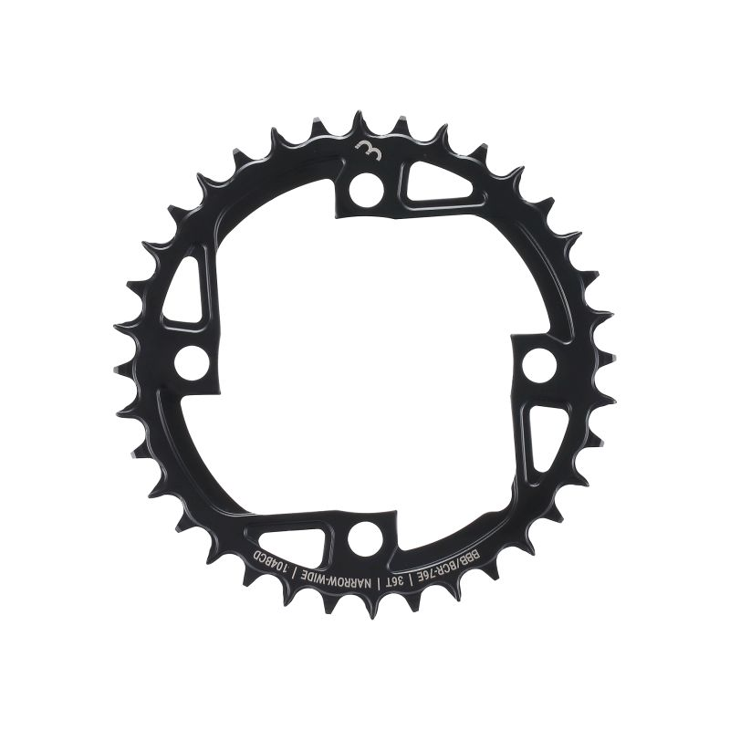 BBB Kettenblatt E-BikeGear Narrow/Wide 36Z Stahl, Lochkr.104mm, 9-12 Speed, 4-Arm
