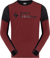 Sweet Protection Hunter Merino Hybrid LS Jersey M dark red S