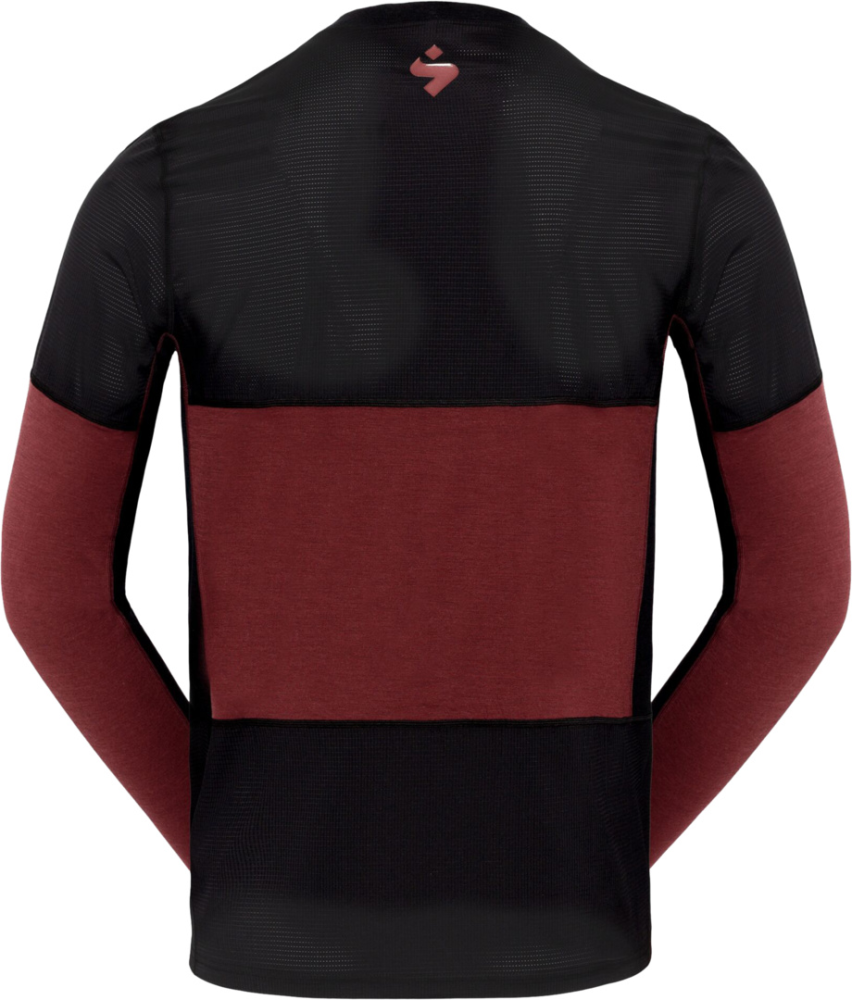 Sweet Protection Hunter Merino Hybrid LS Jersey M dark red S