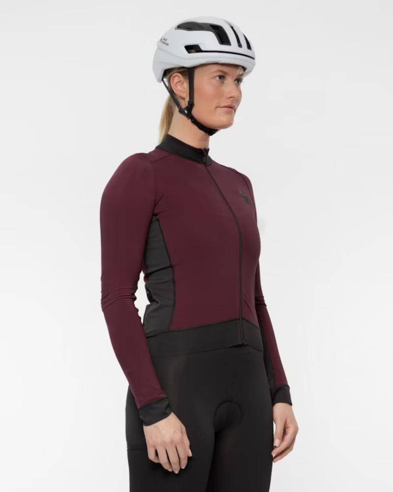 Sweet Protection Crossfire Hybrid LS Jersey W dark red M
