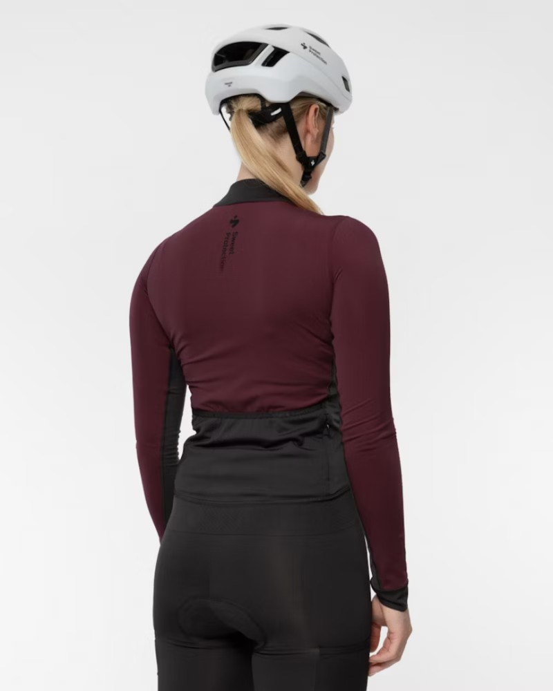 Sweet Protection Crossfire Hybrid LS Jersey W dark red M