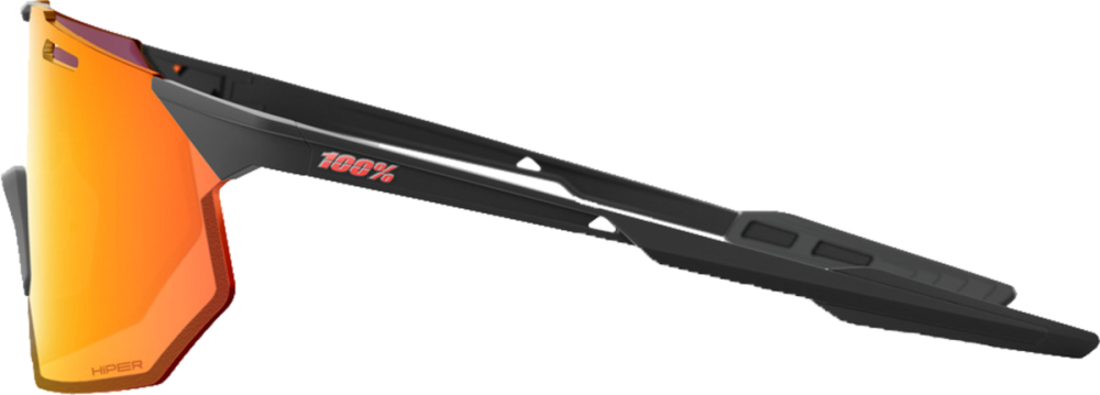 100percent 100% HYPERCRAFT SQ - Soft Tact Black - HiPER Red Multilayer