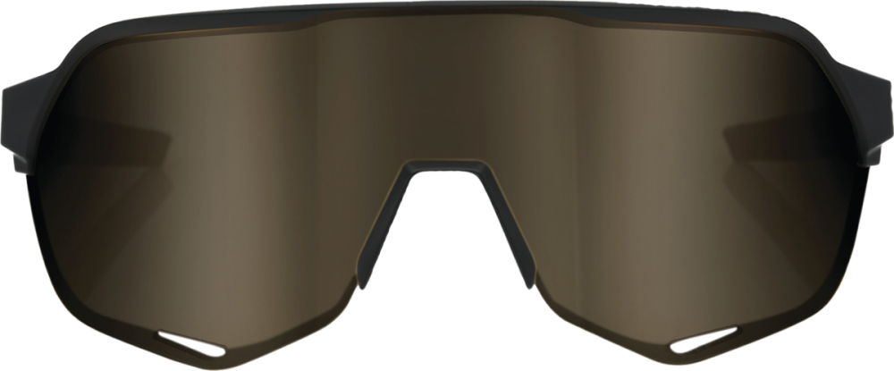 100percent 100% S2 Glases Matte black-Soft gold mirror