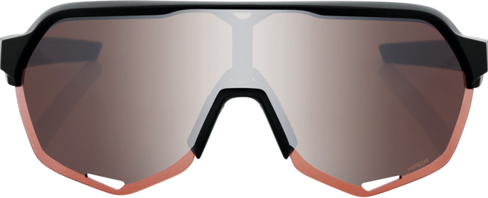 100percent 100% S2 Glases Soft Tact black-HiPER Crimson Silv