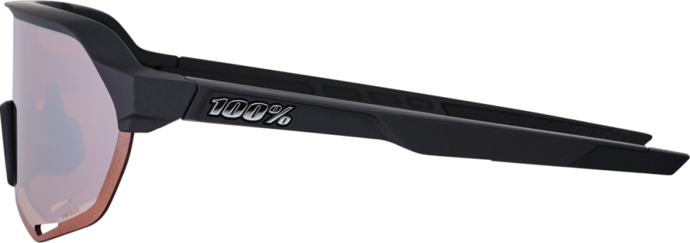 100percent 100% S2 Glases Soft Tact black-HiPER Crimson Silv