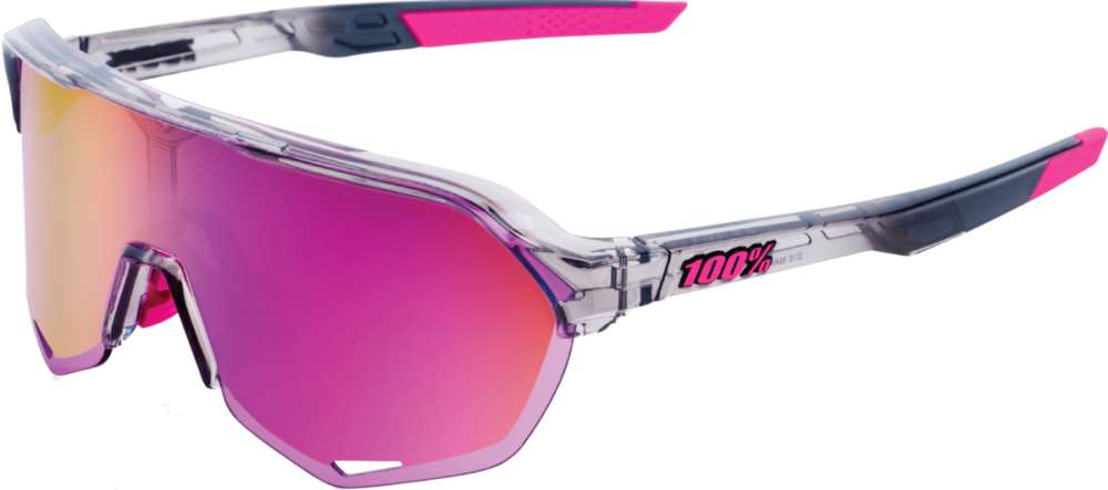 100percent 100% S2 Polished Translucent Grey - Purple Multiulayer Mirro
