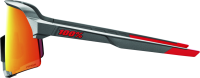 100% S3 Brille Matte Gunmetal - HiPERBlue Multilayer Mirror