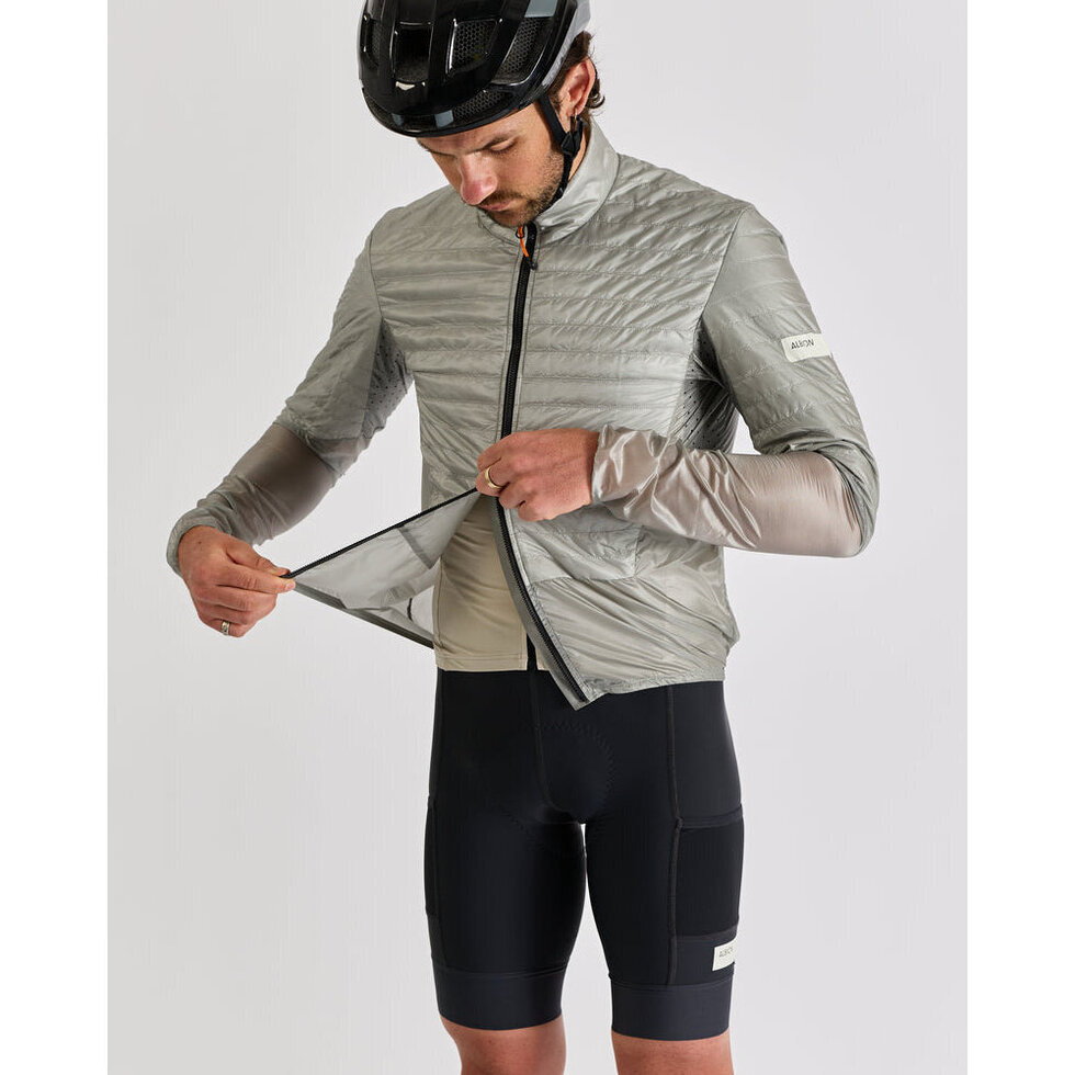 Albion Cycling MENS ULTRALIGHT INSULATED JACKET - Colour: MIST, Size: XL