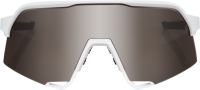 100percent 100% S3 Glases Matte white-HiPER silver mirror
