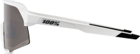 100percent 100% S3 Glases Matte white-HiPER silver mirror