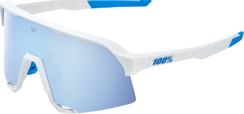 100percent 100% S3 Glases Movistar Team white-HiPER blue ML