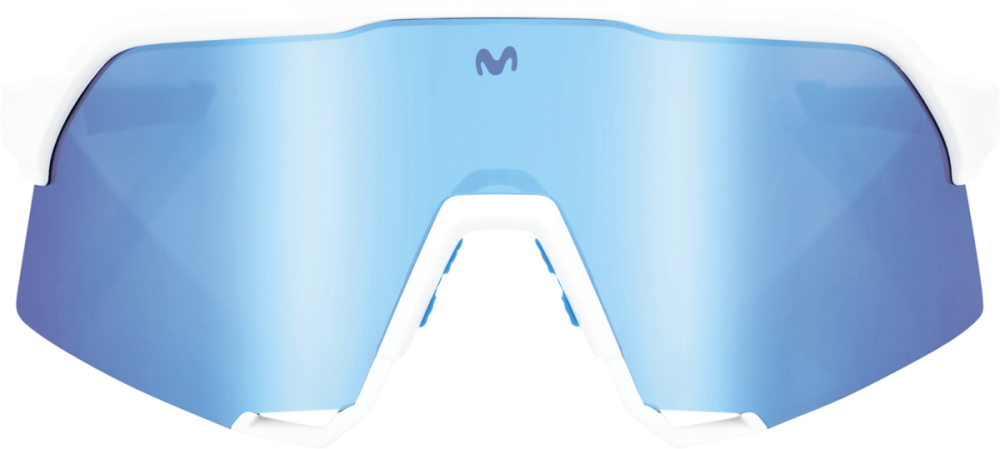 100percent 100% S3 Glases Movistar Team white-HiPER blue ML