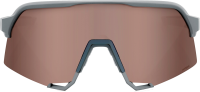 100percent 100% S3 Glases Soft Tact Stone grey-HiPER Crimson