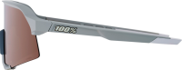 100percent 100% S3 Glases Soft Tact Stone grey-HiPER Crimson