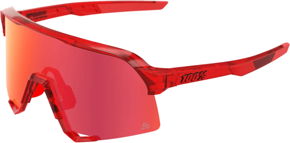 100percent 100% S3 Gloss Translucent Red / Hiper Red Mirror lens