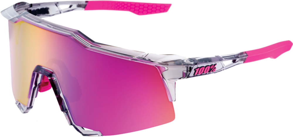 100percent 100% Speedcraft - Polished Translucent Grey - Purple Multila