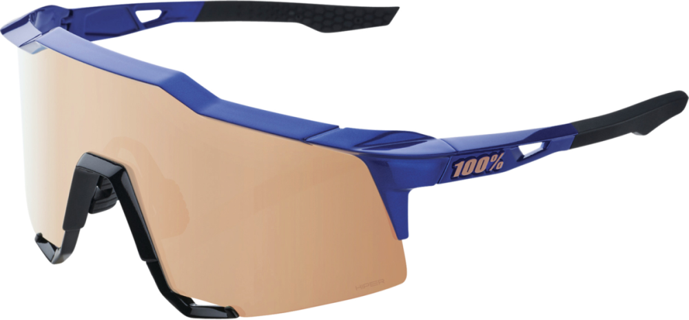 100percent 100% Speedcraft Tall Glases Gloss Cobalt blue-HiPE
