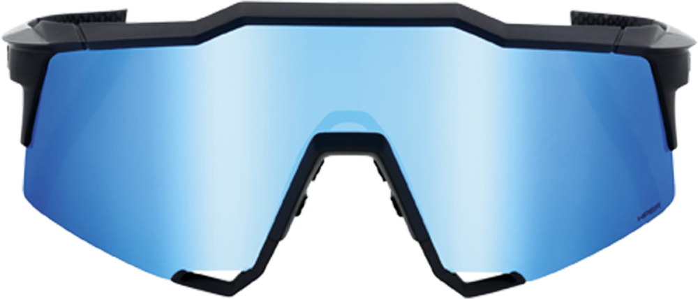 100percent 100% Speedcraft Tall Glases Matte black-HiPER blue