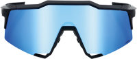 100percent 100% Speedcraft Tall Glases Matte black-HiPER blue