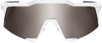 100percent 100% Speedcraft Tall Glases Matte white-HiPER Silv