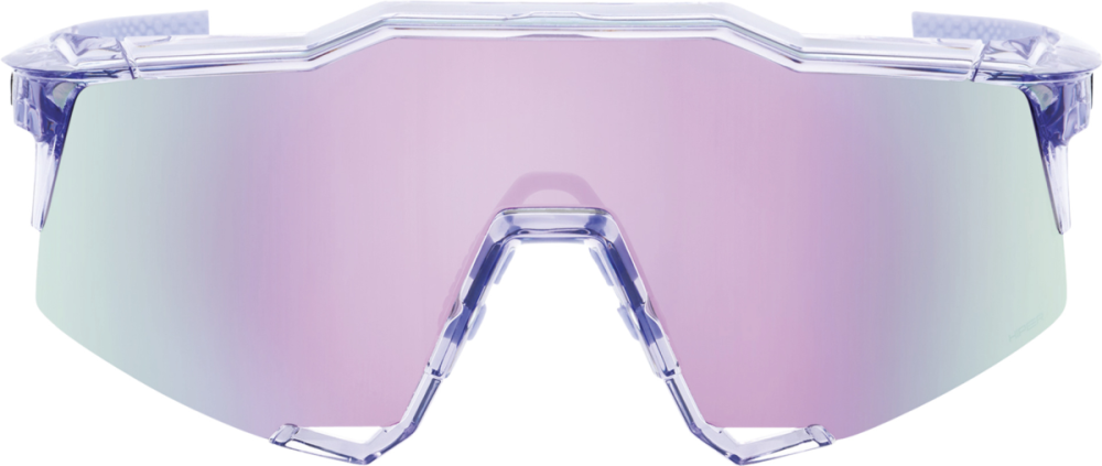 100percent 100% Speedcraft Tall Glases Polished Transl Lav-Hi