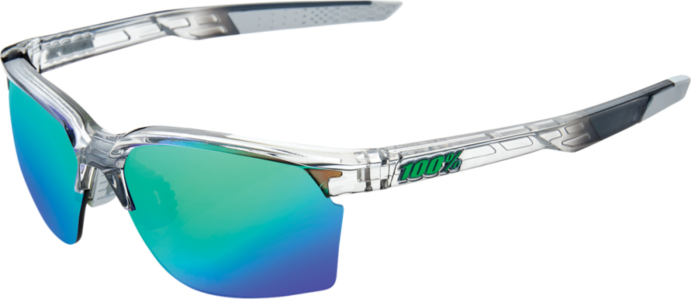 100% 100% Sportcoupe Glases crystal grey-green ML