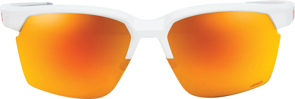 100% 100% Sportcoupe Glases matte white-HiPER red ML