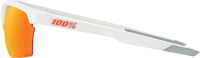 100% 100% Sportcoupe Glases matte white-HiPER red ML