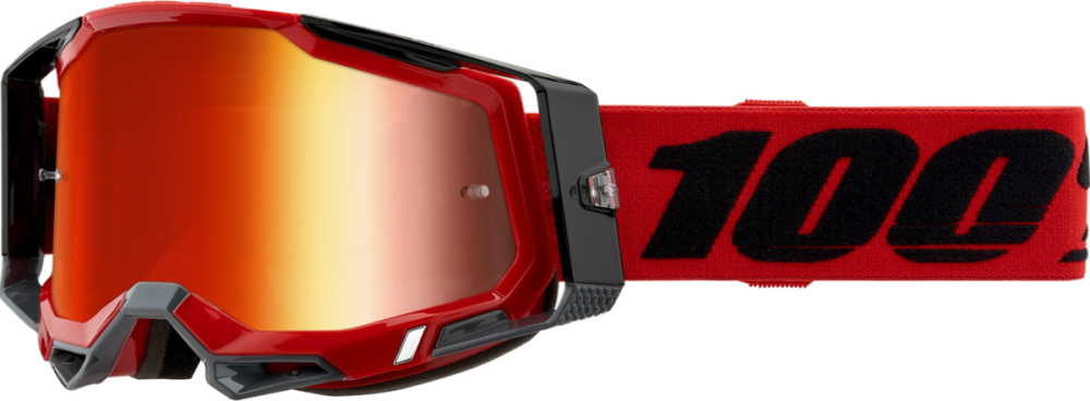 100% 100% Racecraft 2 Goggle Red - Mirror Red