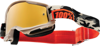 100percent 100% Strata 2 Goggle Kombat - True Gold Mirror