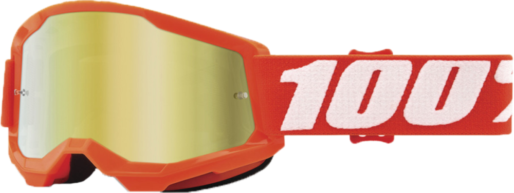100percent 100% Strata 2 Jr. Goggle Orange - Mirror Gold