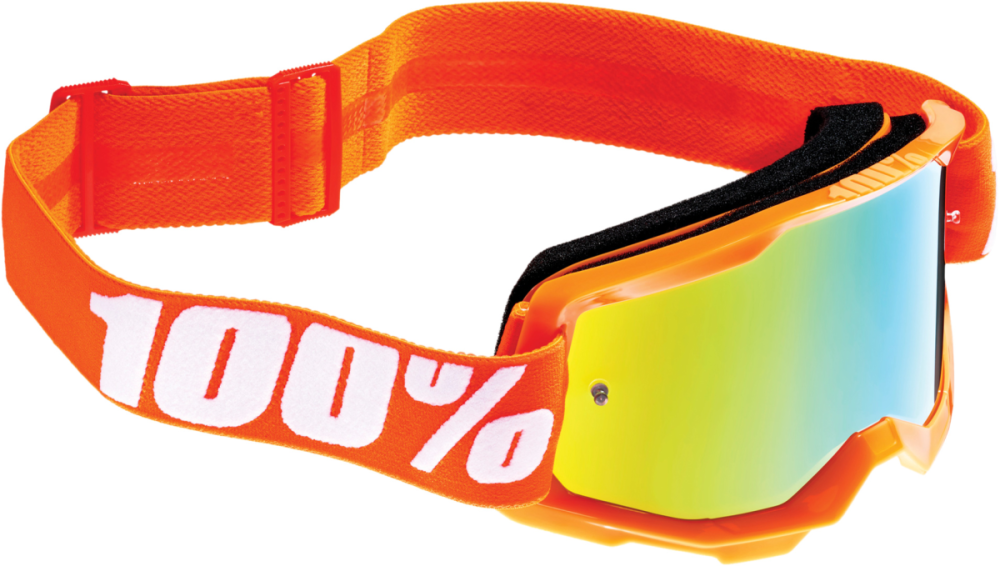100percent 100% Strata 2 Jr. Goggle Orange - Mirror Gold
