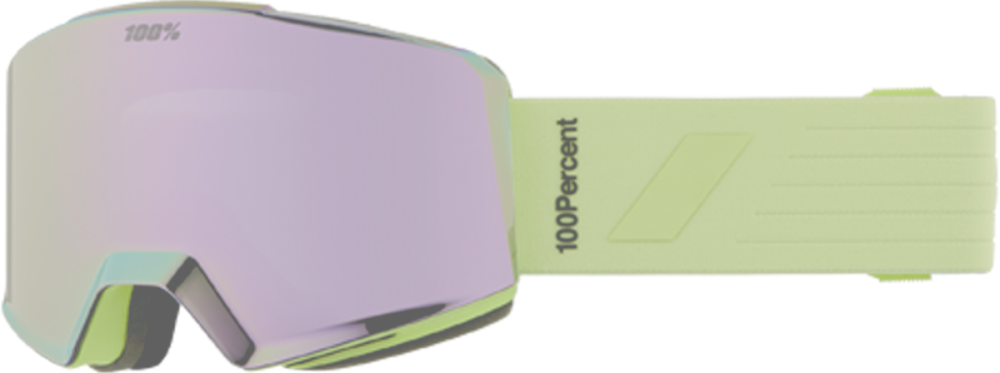 100percent 100% Norg Hiper Goggle lime - mirror pink