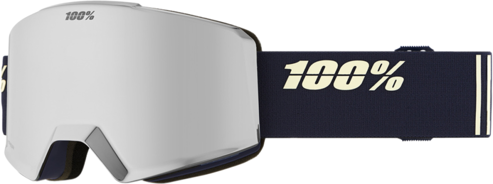 100percent 100% Norg Hiper Goggle Steel - Mirror Silver Lens