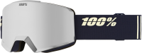 100percent 100% Norg Hiper Goggle Steel - Mirror Silver Lens