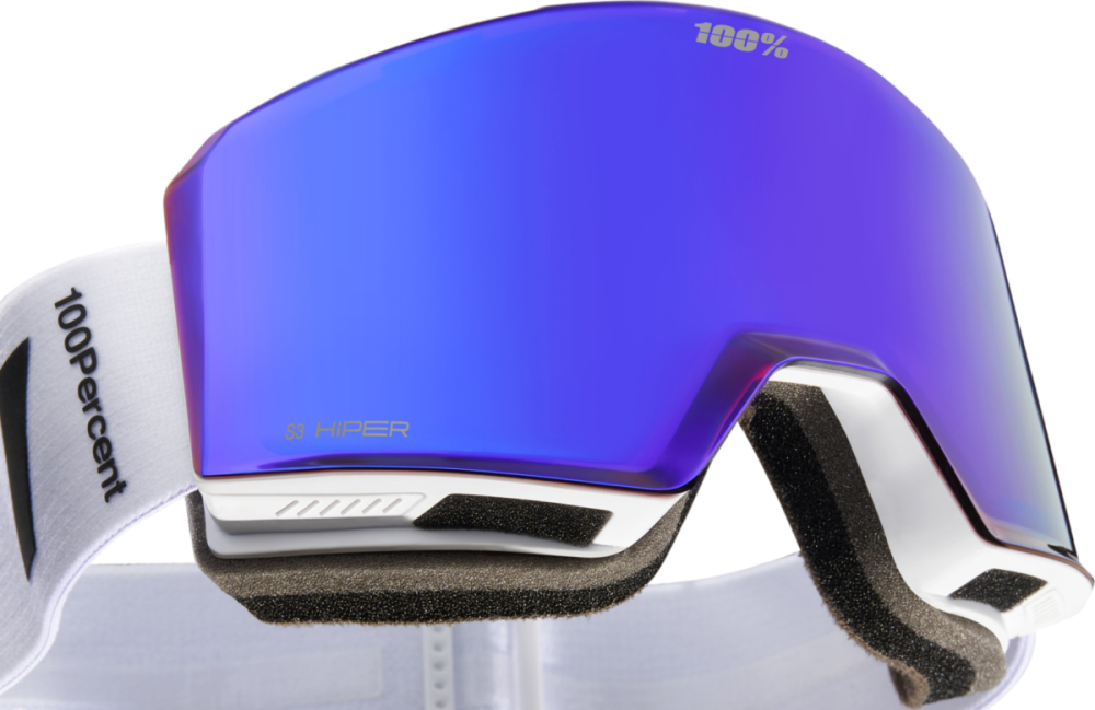100percent 100% Norg Hiper Goggle white - mirror violet