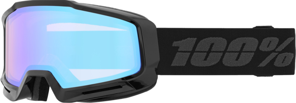 100% 100% Okan Hiper Goggle black - mirror turquoise