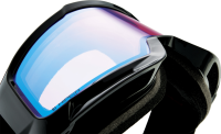 100% 100% Okan Hiper Goggle black - mirror turquoise