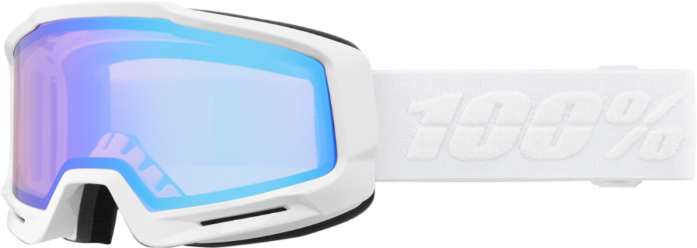 100% 100% Okan Hiper Goggle white - mirror turquoise