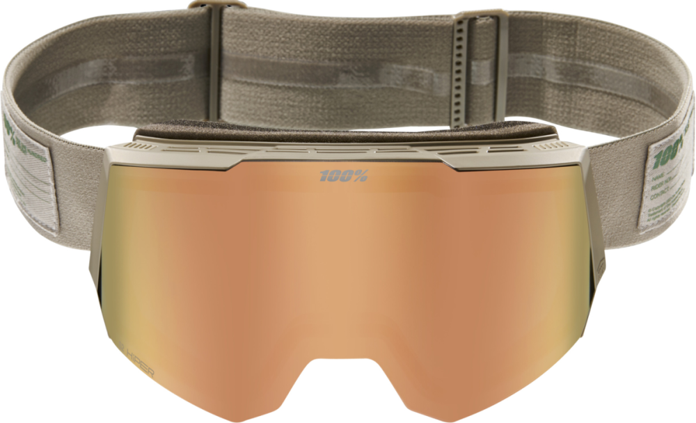 100percent 100% Snowcraft Hiper Goggle Cement - mirror beige