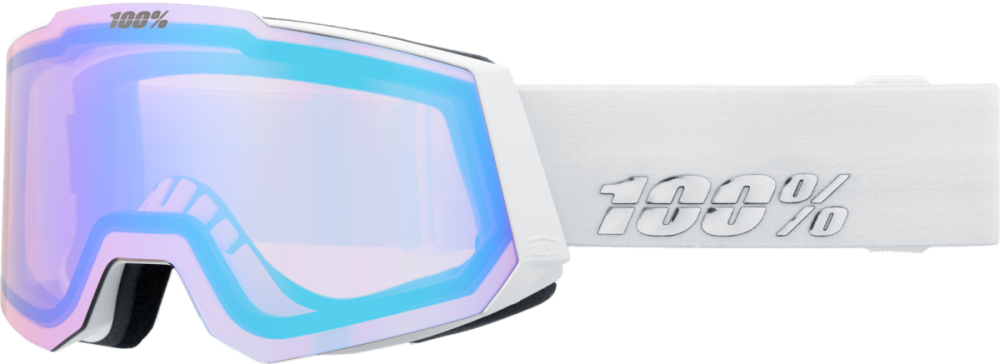 100percent 100% Snowcraft Hiper Goggle white - mirror beige