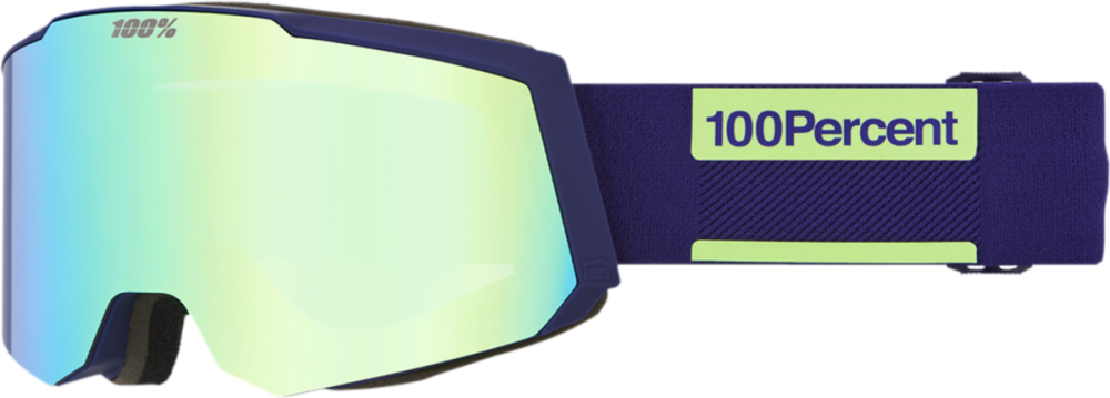 100percent 100% Snowcraft S Hiper Goggle Eggplant - Green Mirror Lens