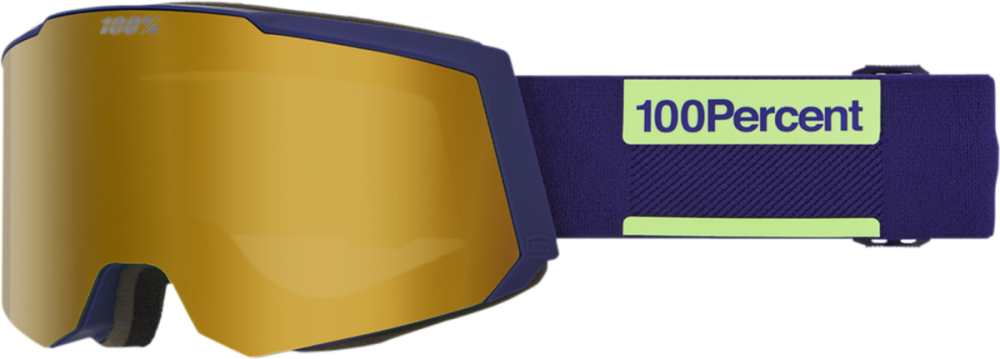 100percent 100% Snowcraft S Hiper Goggle Eggplant - Green Mirror Lens