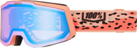 100percent 100% Snowcraft S Hiper Goggle Safari - Mirror Peach Lens